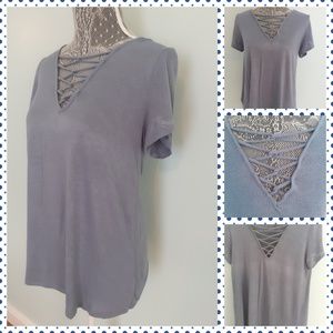 ActiveUSA Crossed neckline Shirt